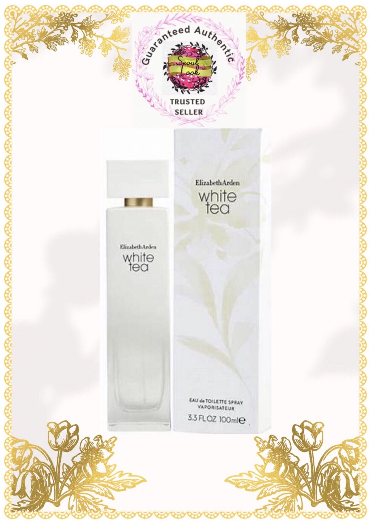 Elizabeth Arden White Tea EDT 100ml for Women (Tester W/O Cap & Retail Packaging) - BNIB Perfume/Fragrance