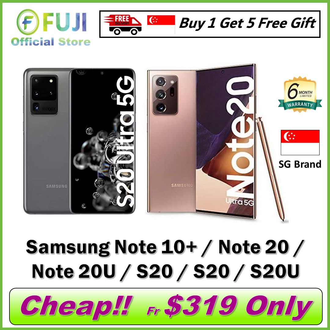 Samsung Note 10 Plus / Note 20 / Note 20 Ultra / S20 / S20+ / S20 Ultra / 5G / Snapdragon / Fast Shipping / Refurbished