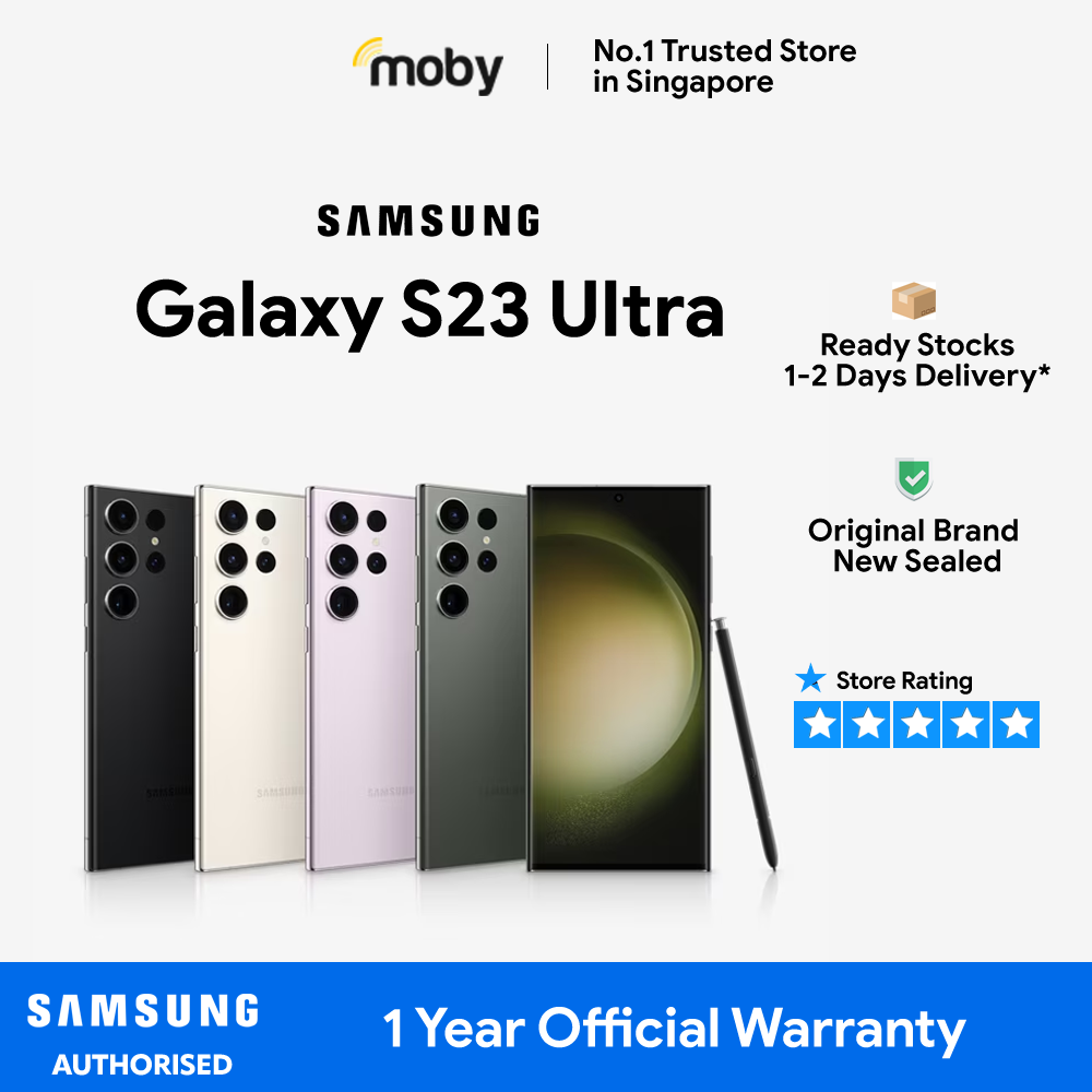 Samsung Galaxy S23 Ultra 5G 256GB 8GB RAM / 512GB 12GB RAM | 1 Year Official Warranty Samsung Singapore